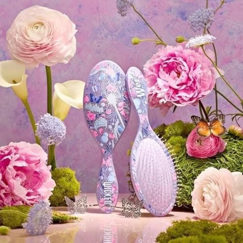 Wet Brush Glow with Glinda Original Detangler Hair Brush & Butterfly Bobbies